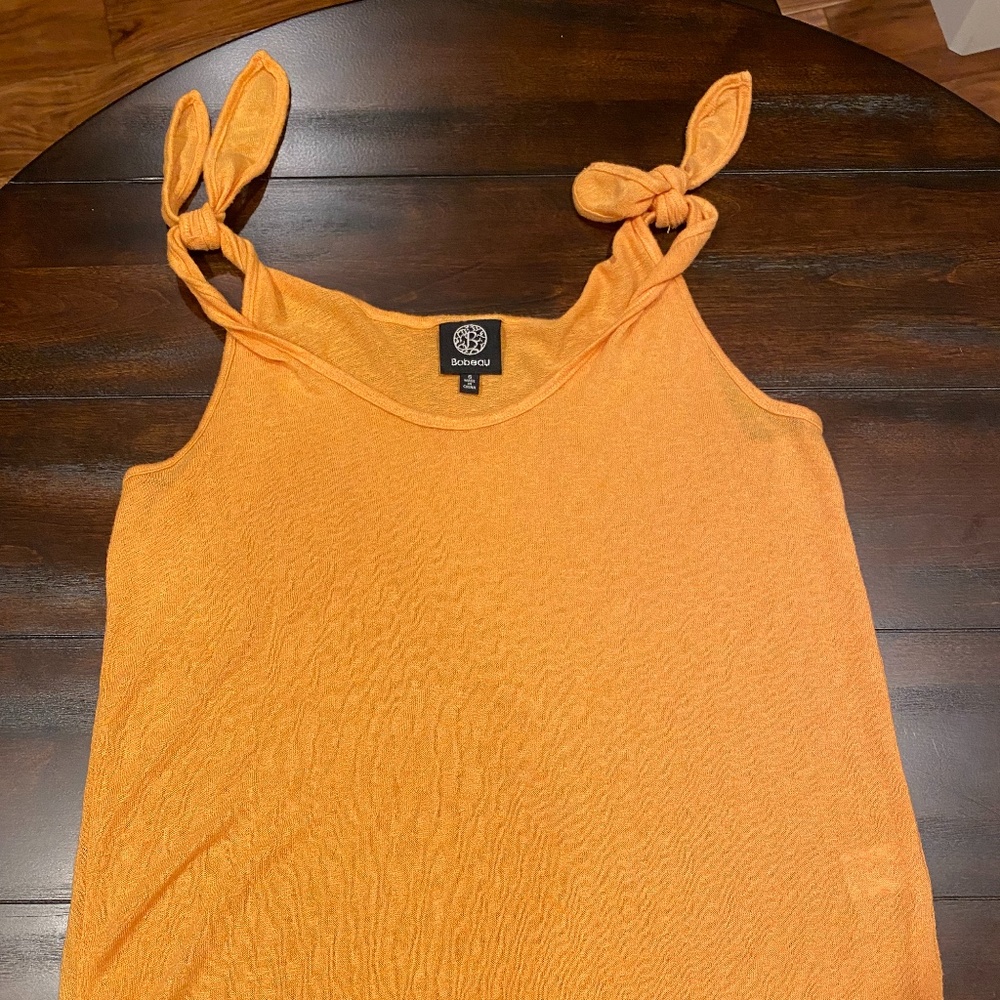 Bobeau Orange Tank-top